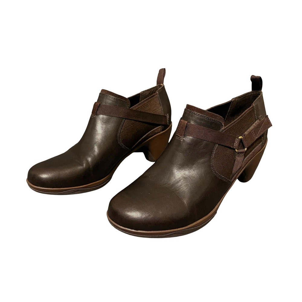 Merrell Evera Rush Ankle Booties Women 10 Espresso Brown Leather